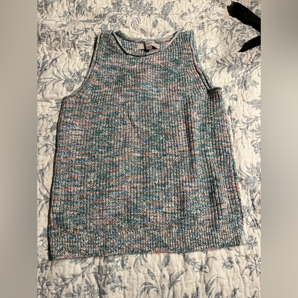 Loft Spacedye Knit Tank Top